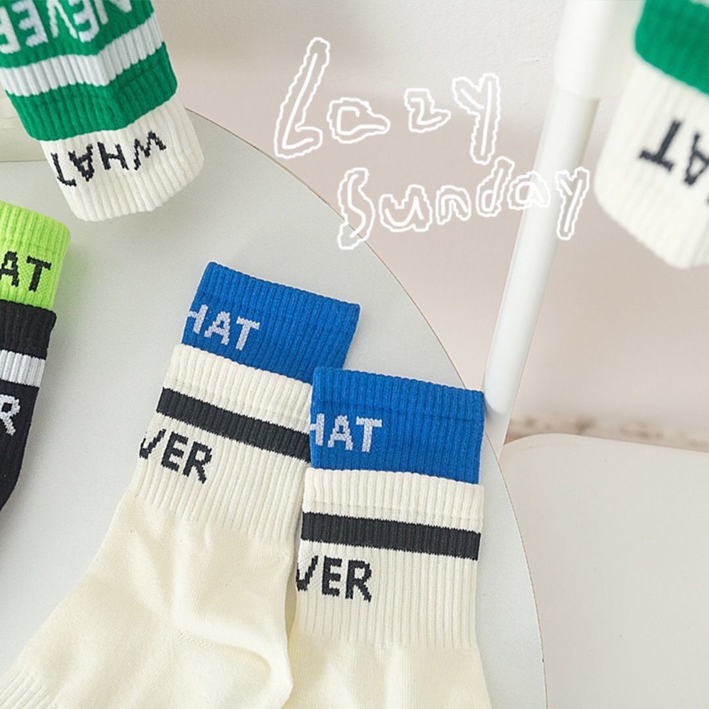 Tất vớ cổ cao phong cách hiện đại dễ phối đồ, vớ chất vải cotton thoáng khí - Sope Shop