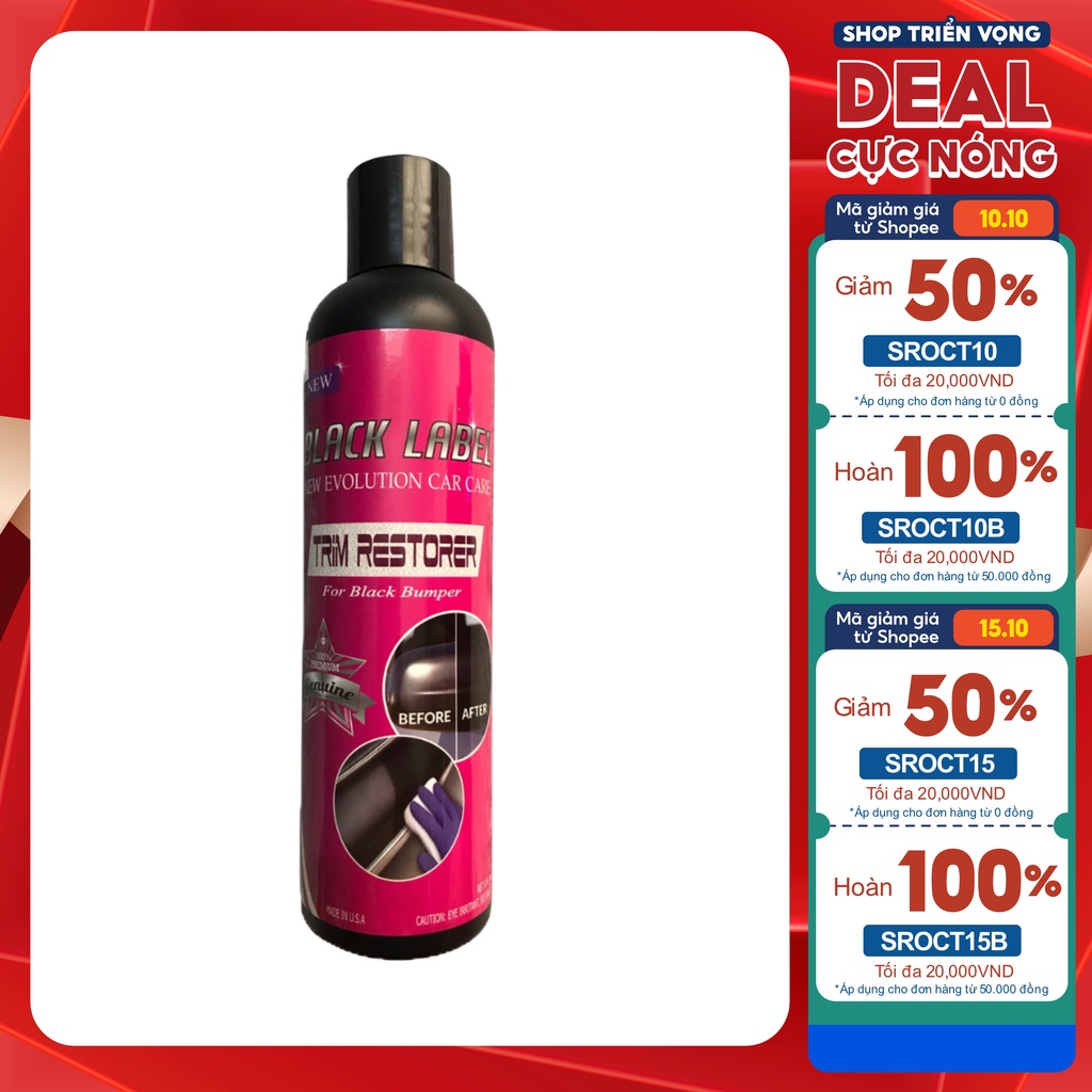 Bảo dưỡng nhựa đen nhựa sần nhựa sần Procare Usa - 250ml