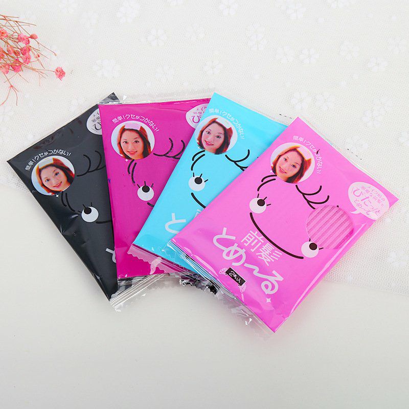 Miếng dán tóc mái giúp cố định tóc khi rửa mặt, trang điểm