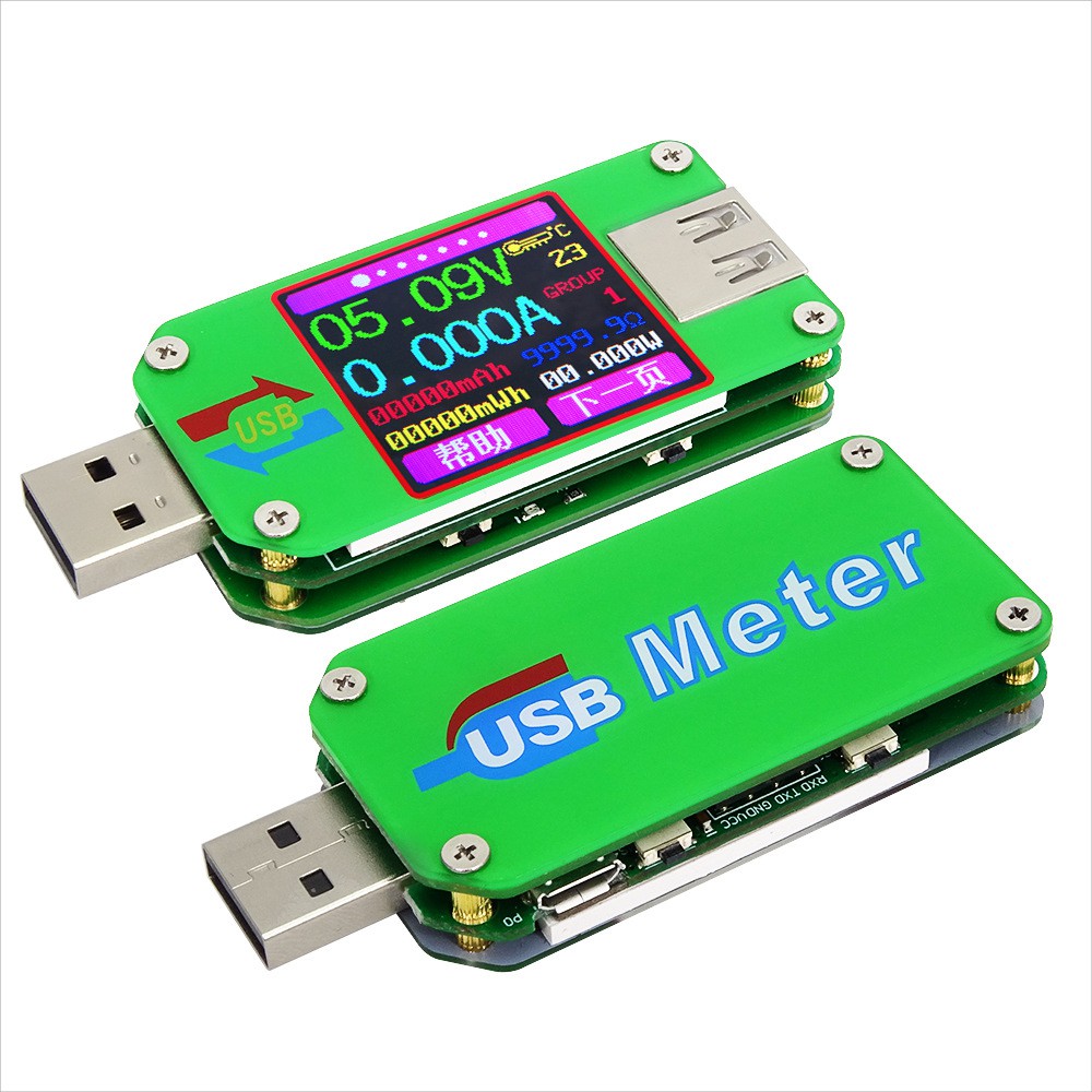 Usb Tester RuiDeng UM24/UM24C USB 2.0 Màn Hình Led Màu Hiển Thị - BH 3 Tháng 1 Đổi 1 - Hưng Long PC