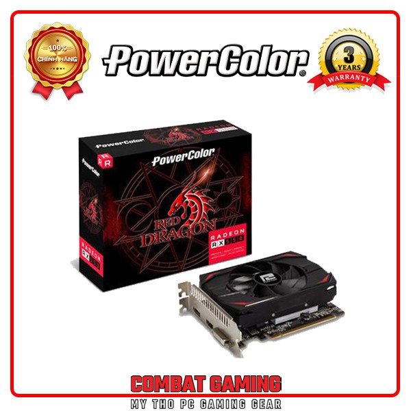 Card Màn Hình POWERCOLOR RADEON RX550 2GB GDDR5 RED DRAGON | BigBuy360 - bigbuy360.vn