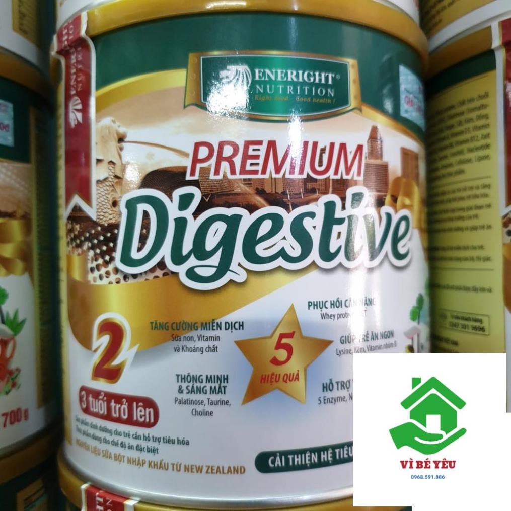 Combo 3 lon Sữa Premium Digestive 2 loại 700g Date 01/2022