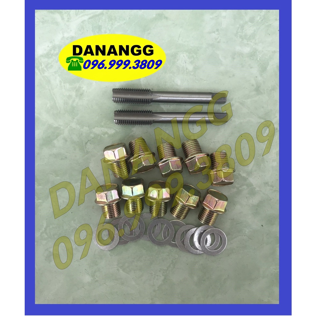 ốc rốn dầu xe máy 14 ly và taro