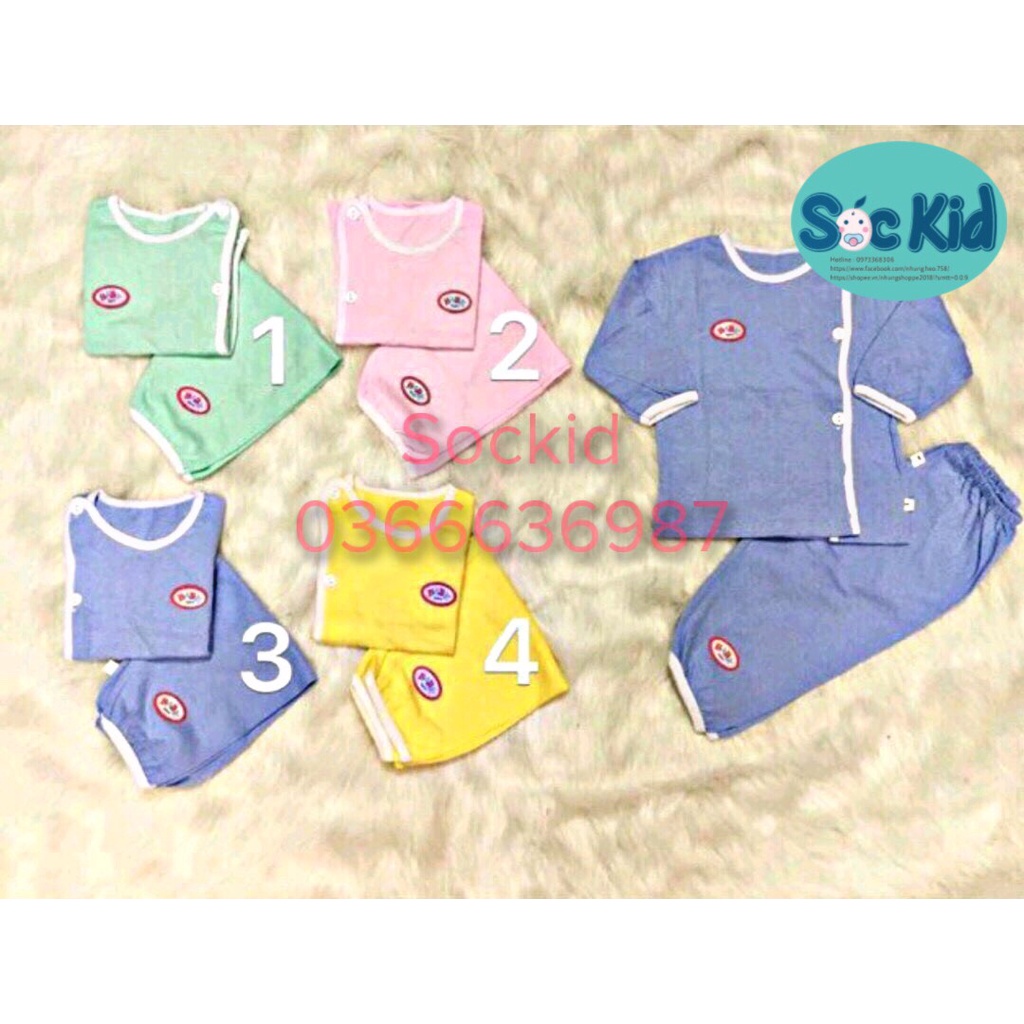 Bộ Baby born cộc tay cho bé sơ sinh