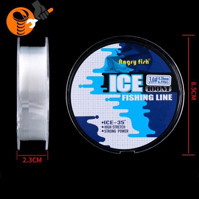 Dây Cước Nylon Câu Cá Tuyết Siêu Bền Dài 100M