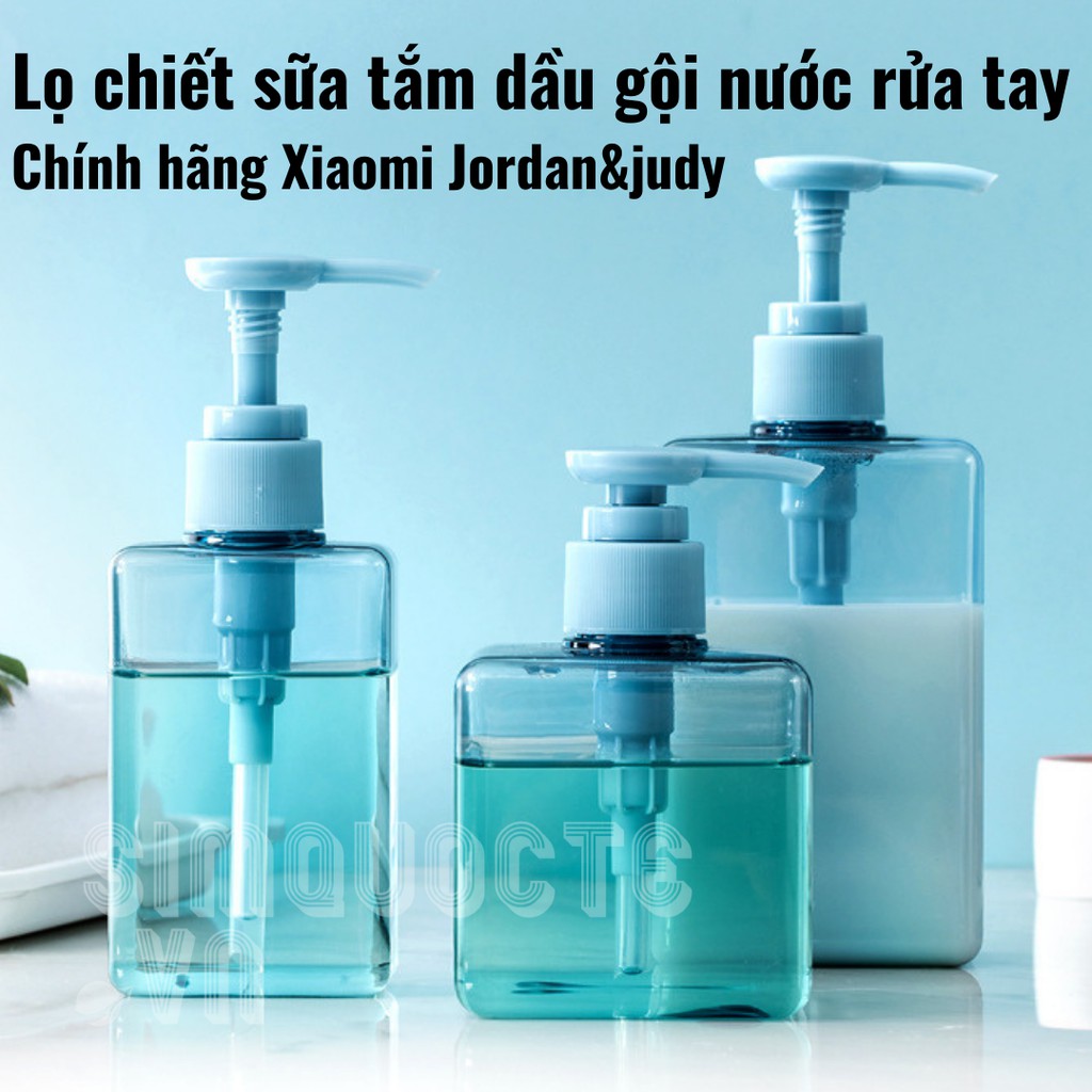 [100-280ML] Lọ chiết Chai chiết dầu gội sữa tắm nước rửa tay dưỡng thể lotion - Hàng chính hãng Xiaomi Jordan&amp;Judy