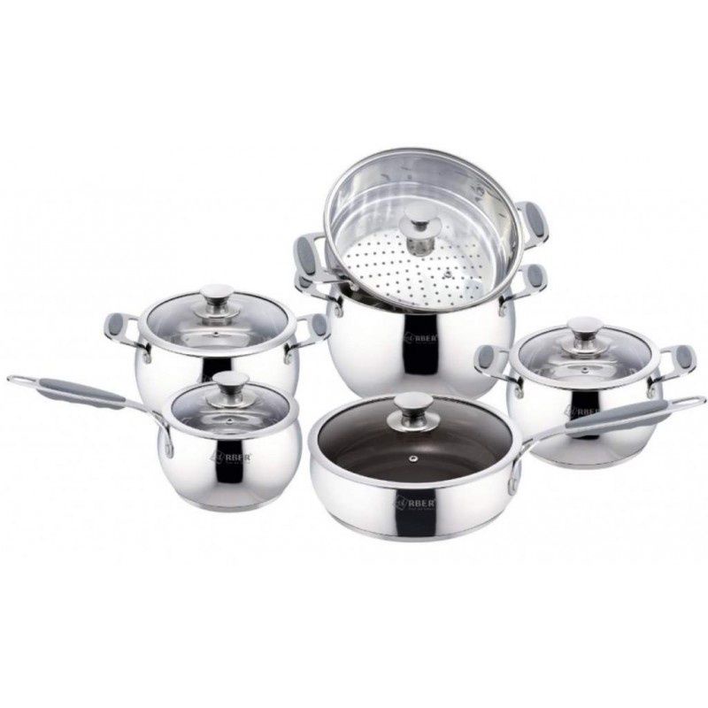 Bộ nồi cao cấp Arber AN06v kèm xửng hấp