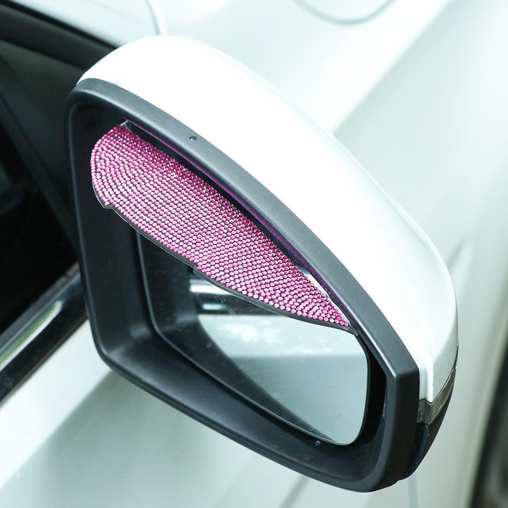 Miếng Dán Màu Sắc Lấp Lánh Trang Trí Gương Chiếu Hậu Xe Hơi