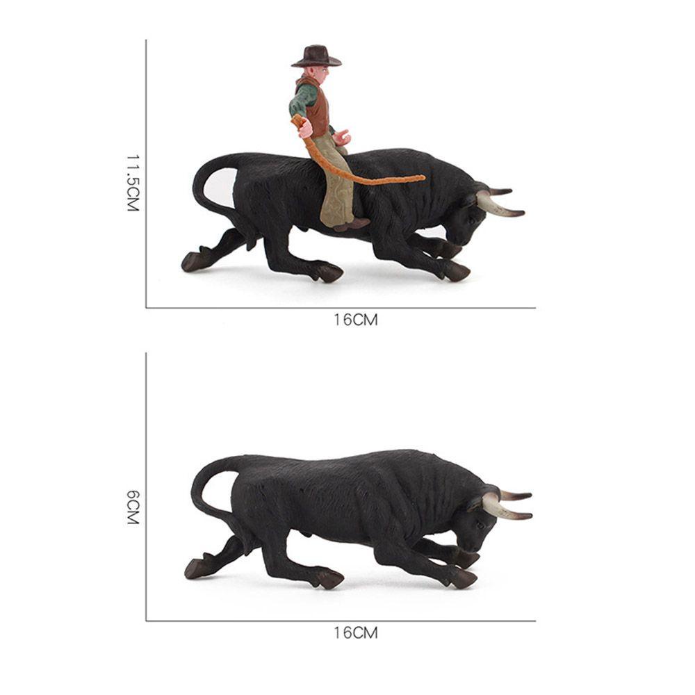 Mô Hình Đồ Chơi Nhân Vật Rodeo Bull Bằng Nhựa PVC