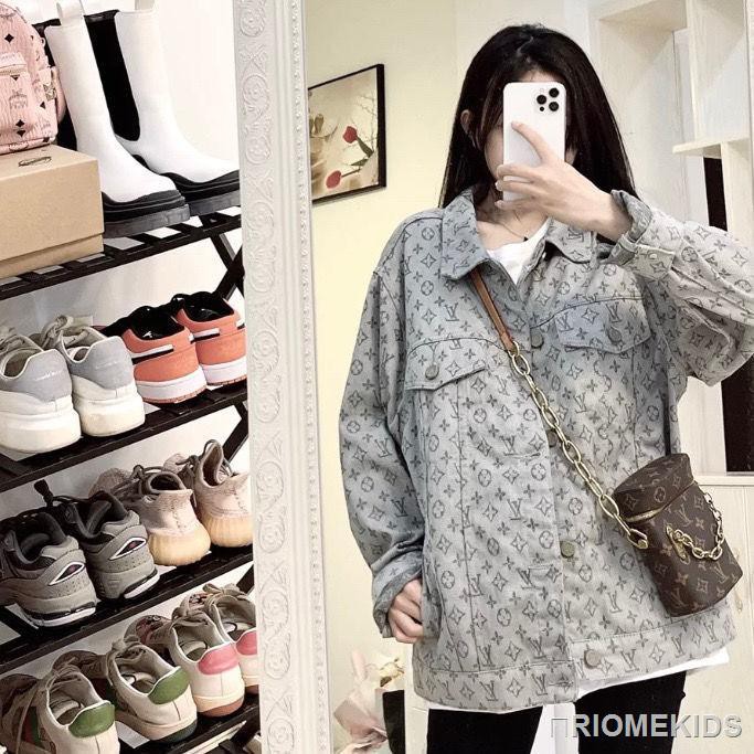 Áo Khoác Jean Tay Dài Thời Trang Dành Cho Nữ