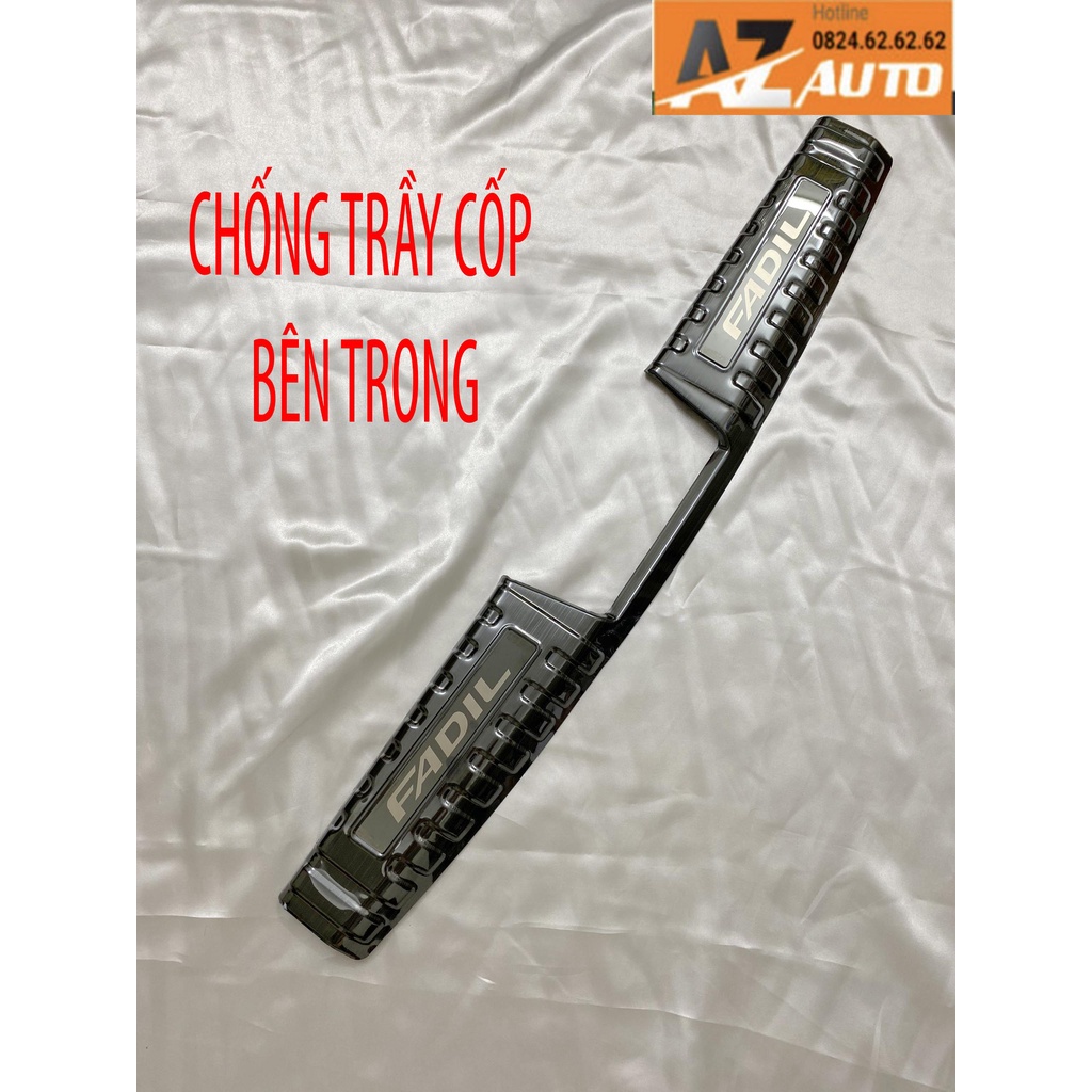 Ốp Chống trầy cốp Vinfast Fadil 2019-2022 mẫu titan