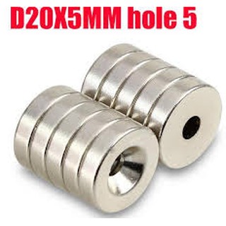 Nam châm viên, nam châm đất hiếm 20x5mm