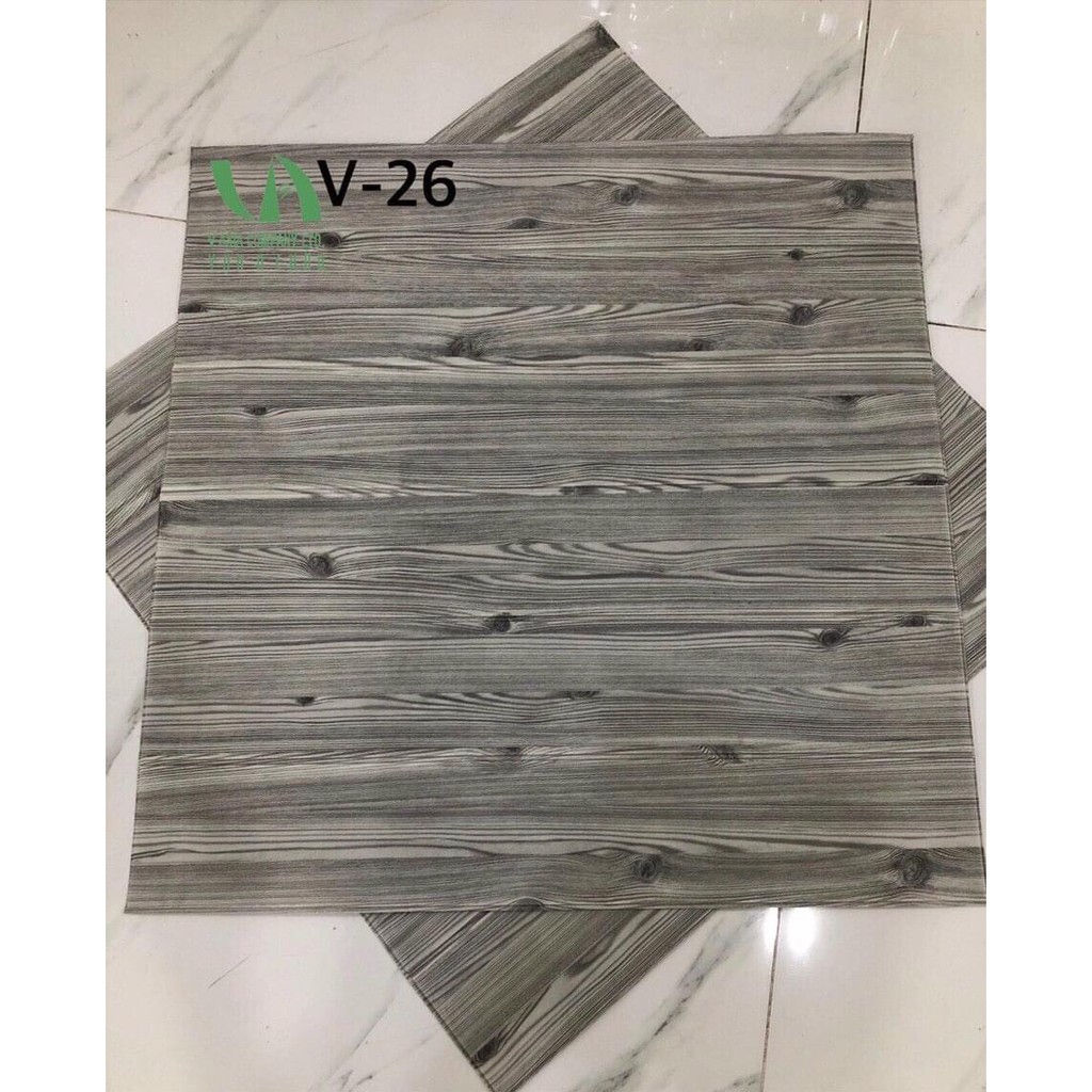 Xốp Dán Tường 3D Giả Gỗ đủ màu 5mm kt 70*70 cm Giá Rẻ