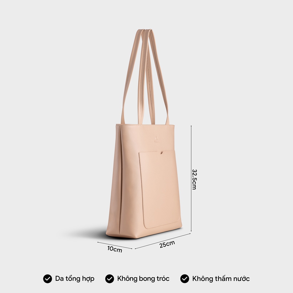 Túi xách nữ tote dáng đứng YUUMY Mellow YTX19