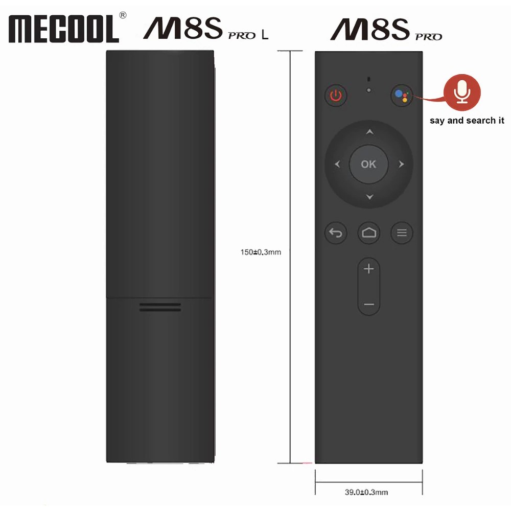 Điều Khiển Từ Xa Thay Thế Cho Tv Box Mecool M8S Pro L