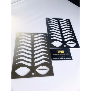 KHUÔN INOX VẼ MÀY MÔI CHO THỢ XĂM