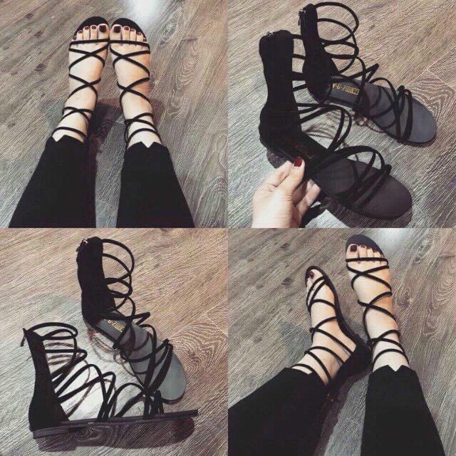 (S82) Sandal dây cuốn chiến binh hot hit (Mã SD.187)