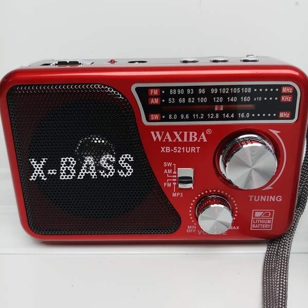 Đài RADIO AM FM SW USB NGHE NHẠC WAXIBA XB-521URT( GIAO MÀU NGẪU NHIÊN) bảo hành 6 tháng