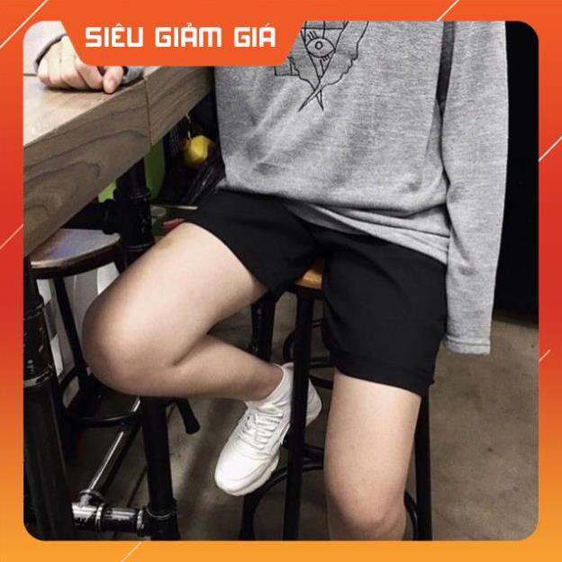 Quần shorts kak💖freeship💖i unisex nam nữ màu đen siêu hot giá sỉ