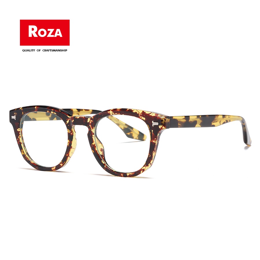 Mắt Kính Tròng Tròn Chống Ánh Sáng Xanh RZ1197 Thời Trang Cho Nam Nữ