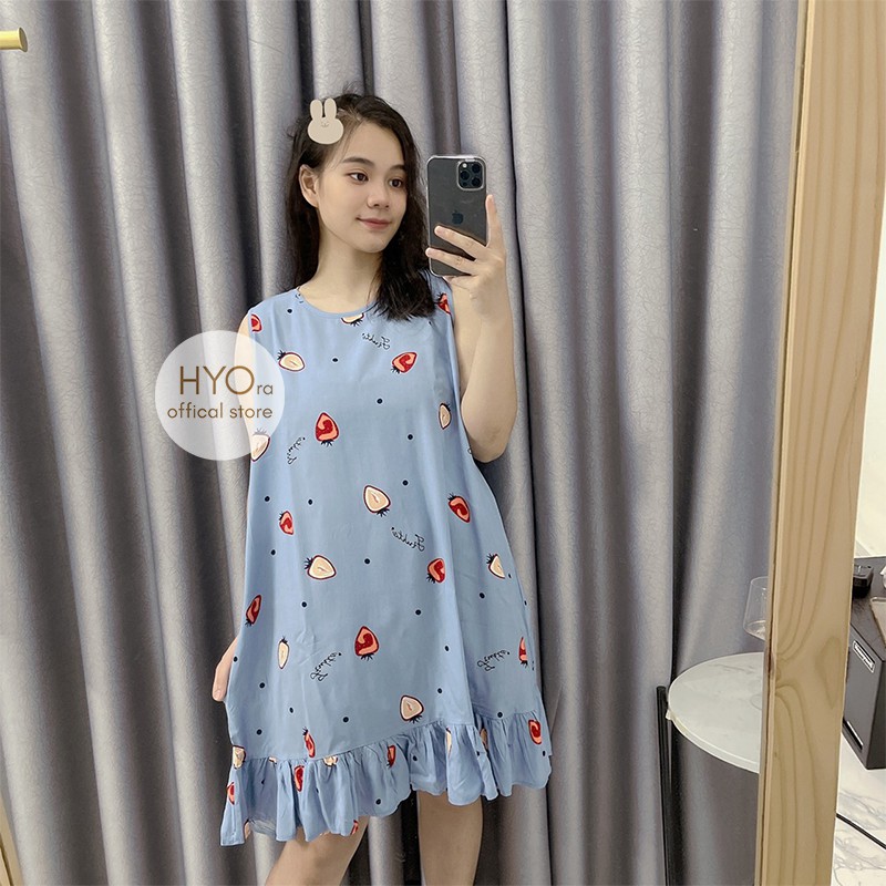 Váy Lanh bầu tole Ngủ đẹp váy thiết kế mặc nhà Babydoll