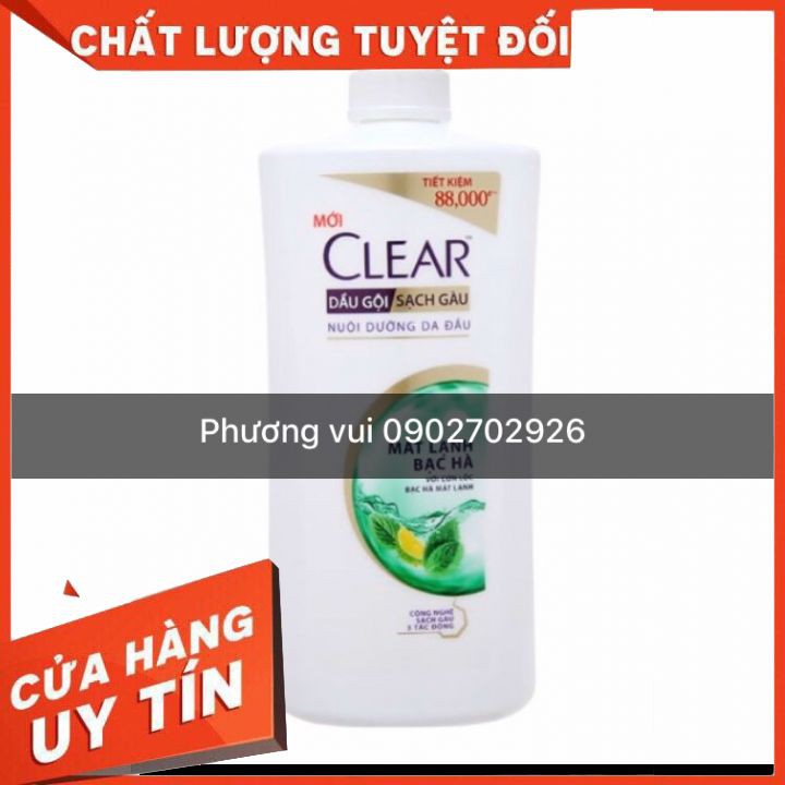 Dầu Gội Sạch Gàu CLEAR Mát Lạnh Bạc Hà  hàng công ty giup da đàu sảng khoái mát lạnh sạch gàu hết ngứa