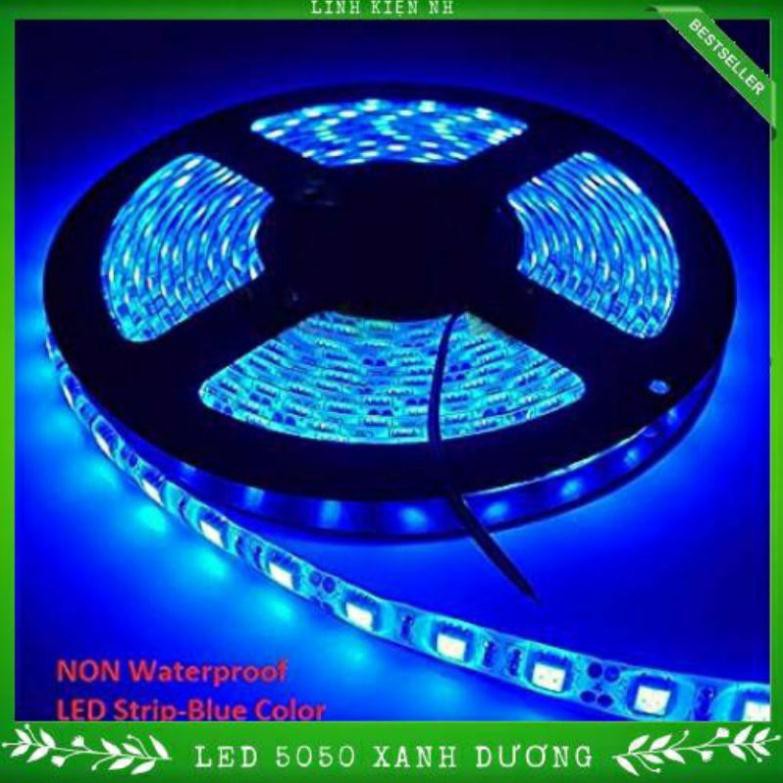 Dây Led 5050 DC12V Chống nước Nhiều màu 5M/Cuộn