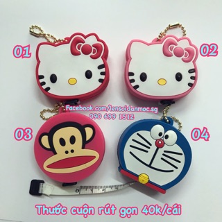 Thước dây rút gọn hình thú dễ thương