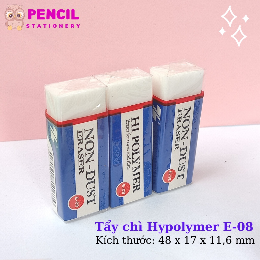 Gôm Tẩy Bút Chì Thiên Long Staedtler Pentel Dễ Thương, Gôm Tẩy Sạch Ít Bụi An Toàn Không Độc Hại
