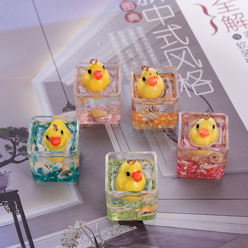 Quả Bóng Nổi Trang Trí Hồ Cá Hình Con Vịt Màu Xanh Dương