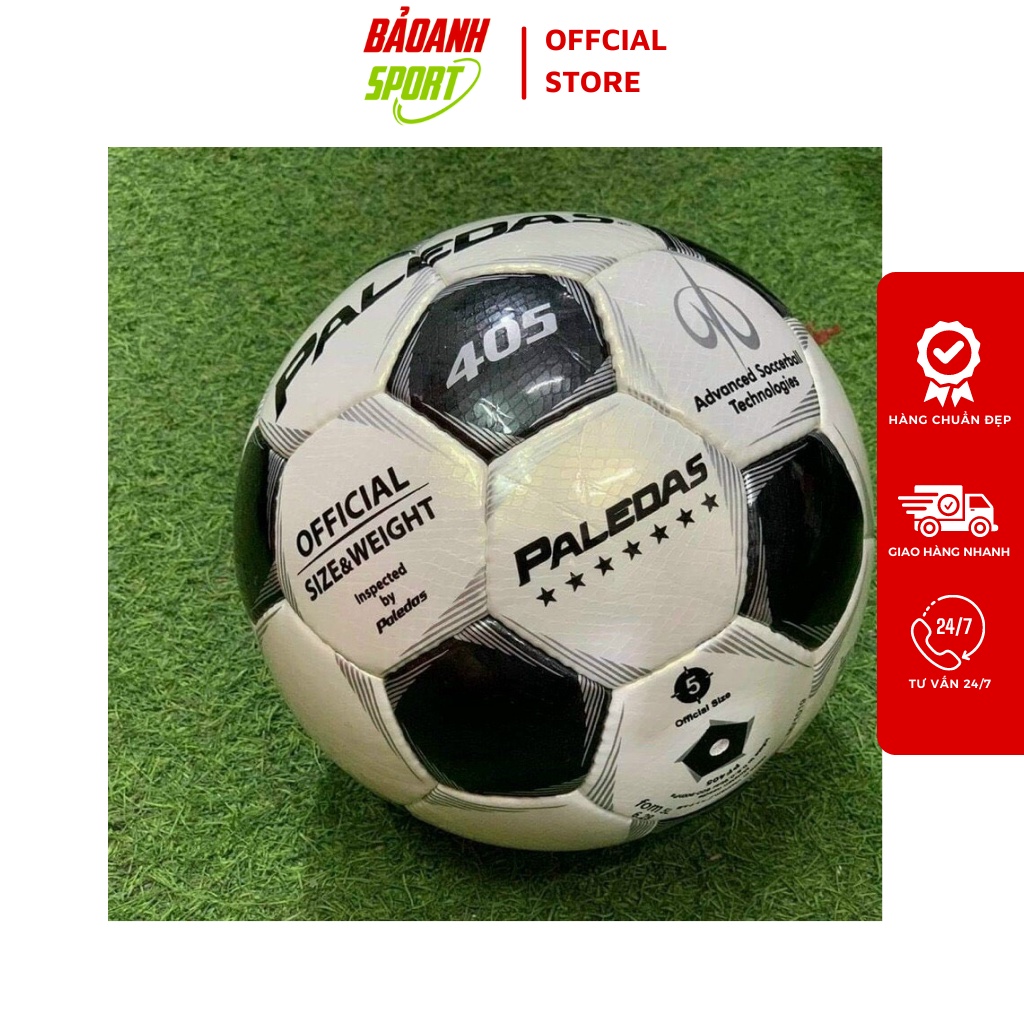 Quả Bóng Đá SVD - Bóng Đá Khâu Tay Hải Phòng Paledas SVD 7 Size Số 5 Cao Cấp - Tặng Kèm Kim Và Lưới Đựng Bóng