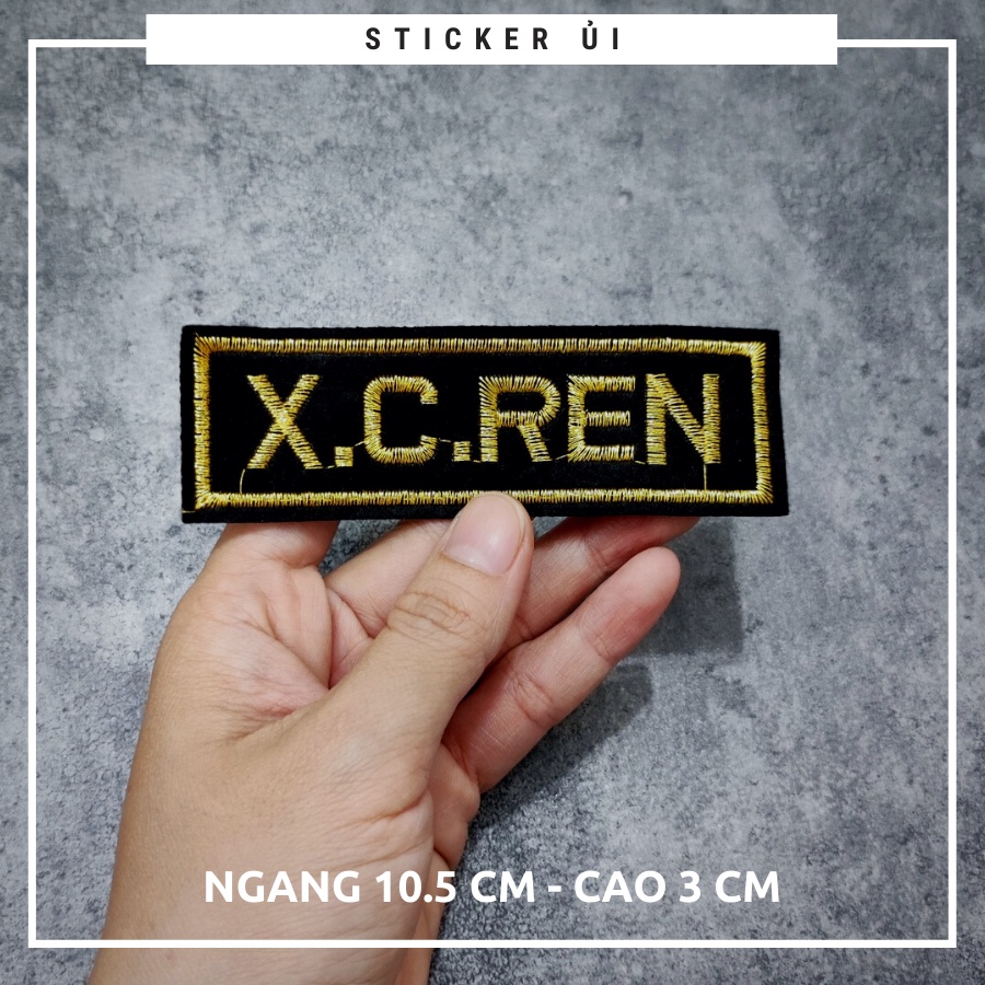 Sticker ủi quần áo cao cấp CÓ SẴN KEO ỦI,sticker path dán quần áo dùng làm miếng vá Quần Áo,vá áo phao,trang trí quần áo