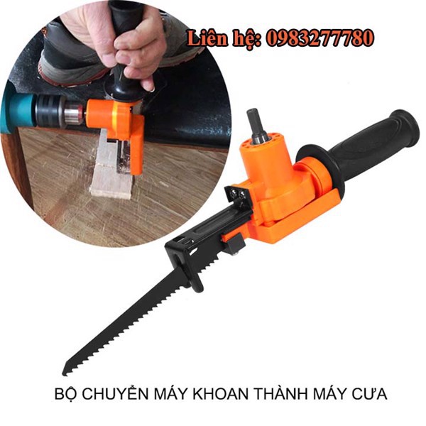 Bộ phụ kiện chuyển từ máy khoan thành máy cưa lọng V1