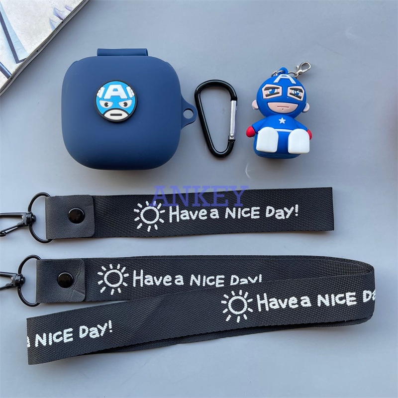 For Samsung Galaxy Buds FE / Buds Pro / Buds2 / Buds 2 Pro / Buds Live Case Protective silicone Cute Cartoon Covers Bluetooth Earphone Shell Headphone Portable