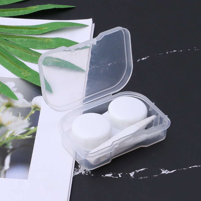 Hộp Đựng Kính Áp Tròng Bằng Nhựa Màu Sắc Ngọt Ngào