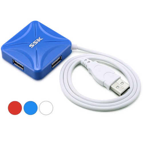 [Mã ELFLASH5 giảm 20K đơn 50K] Hub Usb 4 cổng SSK SHU 027 - Hàng chính hãng