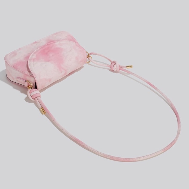 🌸Hàng Order🌸 Túi Xách Nữ CEEKAY Da Vân Đồ Họa Màu Pha Nắp Gập Dính Quai Da Đeo Sang Chảnh Nữ Tính🌸Hàng Quảng Châu