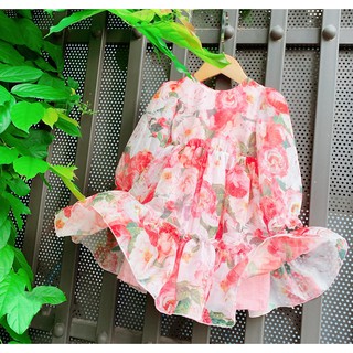 Đầm Lụa Hàn Quốc Cao Cấp bé gái BabyBean