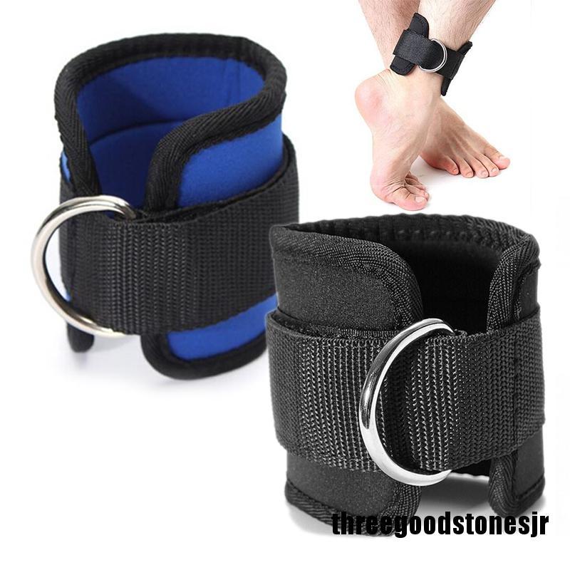 Dây Đai Đeo Cổ Chân Có Khóa Chữ D Hỗ Trợ Nâng Tạ Tập Gym