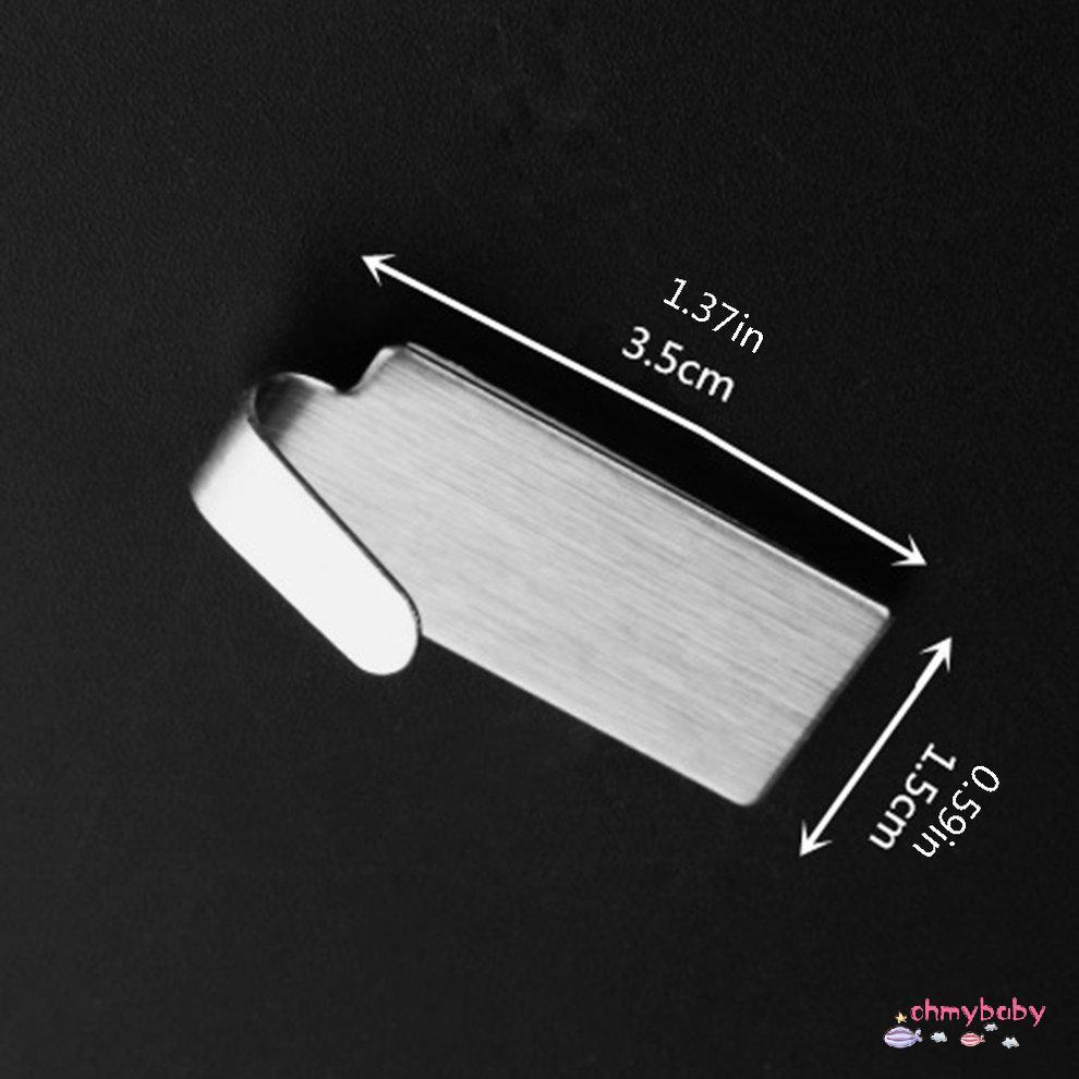 6 cái Keo Bằng Thép Không Gỉ Phòng Tắm Treo Tường Thanh Keo Áo Khăn [8/2]