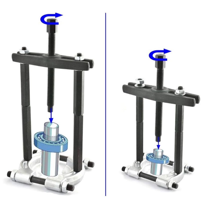 Bộ vam cảo vòng bi chuyên dụng, với 2 size đĩa 50-75mm, dễ sử dụng thiết yếu cho thợ máy