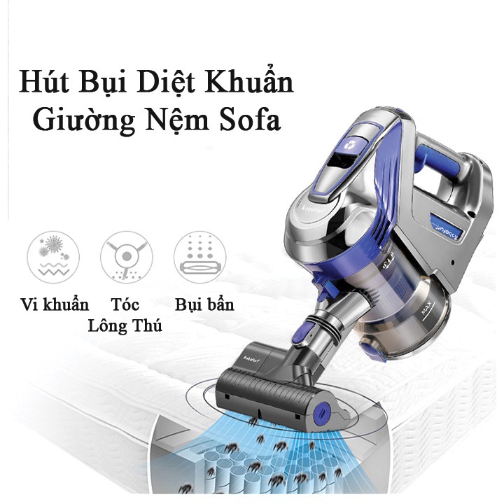 Máy Hút Bụi Cầm Tay Không Dây Kobofun K18 Lực Hút Mạnh Mẽ, Pin Tháo Rời | BigBuy360 - bigbuy360.vn