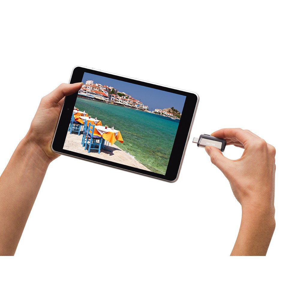 USB OTG 3.1 Gen 1 SanDisk Ultra 32GB Dual Drive USB Type-C upto 150MB/s