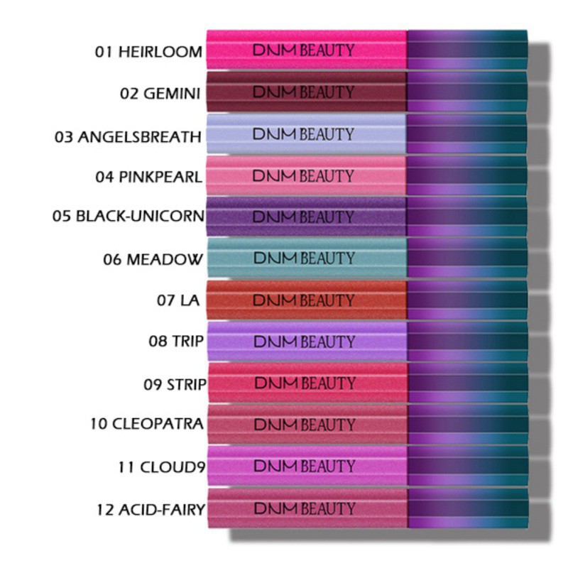 Son kem DNM nhũ chất lượng cao kháng nước lâu trôi có 12 màu tùy chọn