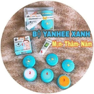 Bộ dưỡng Mụn xanh dương 5 món Thái Lan