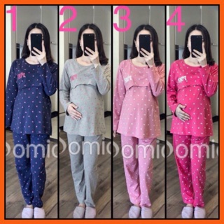 Bộ bầu và sau sinh pink (quần dài áo dài và quẩn lửng áo cộc)