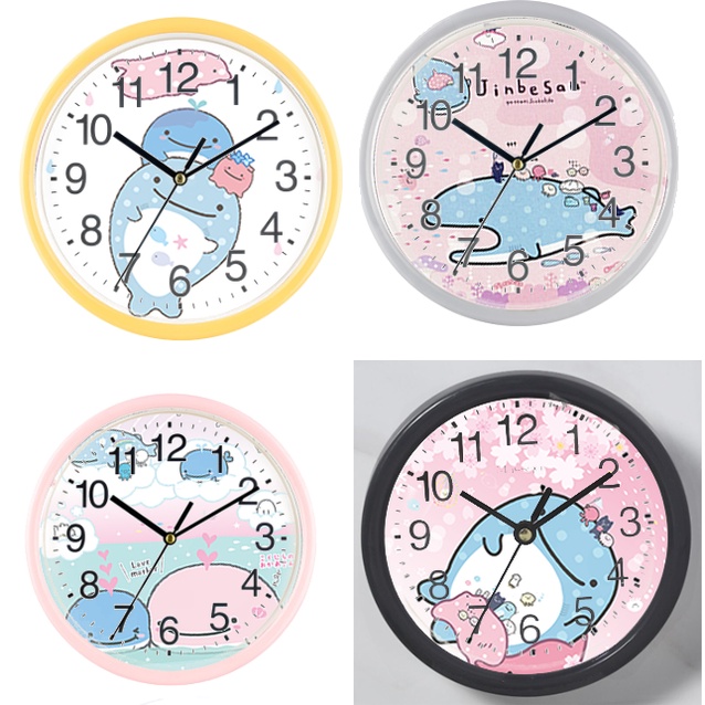 Đồng hồ treo tường jinbeisan DHTI39 cute dễ thương 13 đến15cm