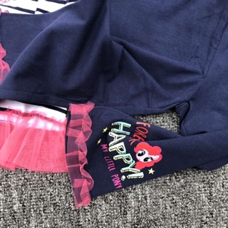 Bộ pony quần legging lửng bé gái