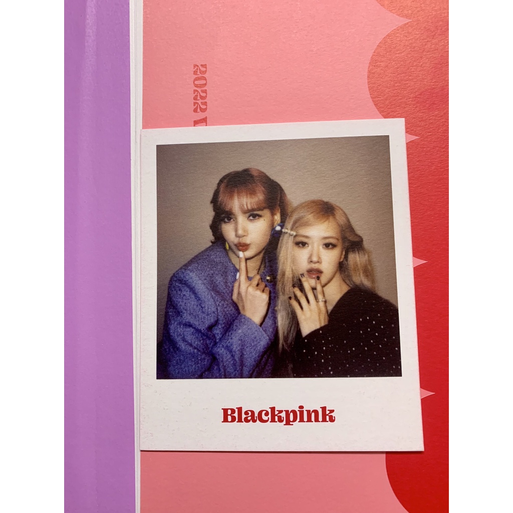 Thẻ ảnh pola unit của nhóm nhạc blackpink