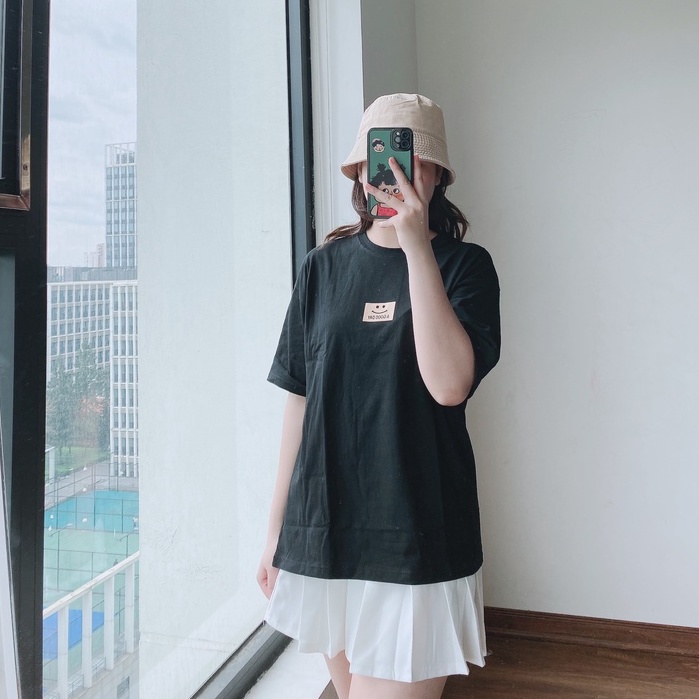 Áo Thun 3158 Mặt Cười Good PEONYB Nữ [FREESHIP]  Phông form rộng tay lỡ in hình vintage phong cách hàn quốc Ulzzang